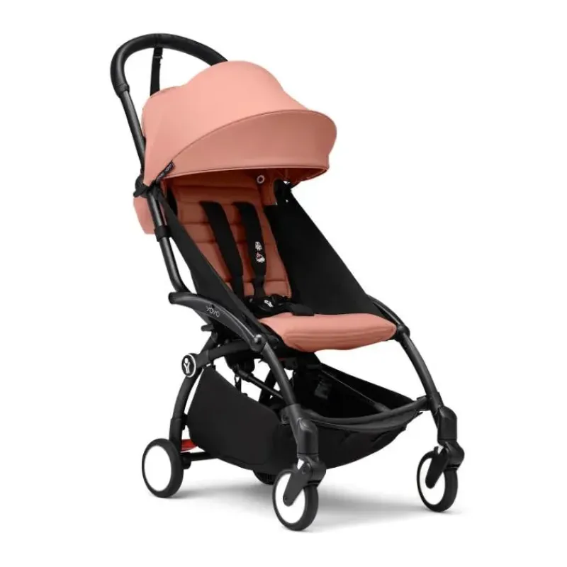 stokke__yoyo_carrinho_de__SKUpFrU745O_0.webp Stokke - Yoyo³ Carrinho de Bebê Preto Pacote 6+, Gengibre Clearance