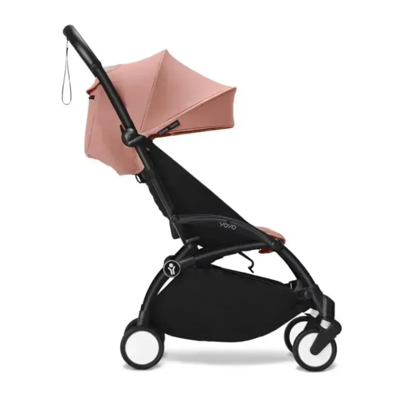 stokke__yoyo_carrinho_de__SKUpFrU745O_3.webp Stokke - Yoyo³ Carrinho de Bebê Preto Pacote 6+, Gengibre Clearance