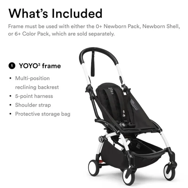 stokke__yoyo_frame_white_SKUiP40Pe85_1.webp Stokke - Yoyo³ Frame, White Fashion