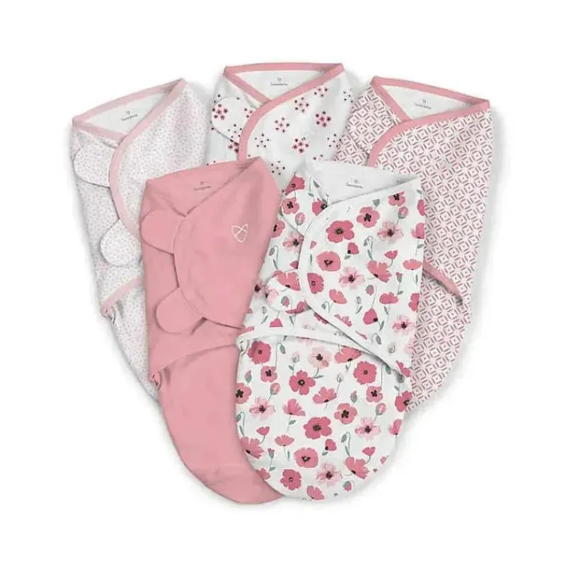 summer_infant__swaddleme__SKUGWMYuJn9_0.webp Summer Infant - Swaddleme Original Swaddle 5-Pk, Floral Girl (pequeno) New