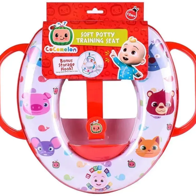 sunny_days__assento_de_tr_SKUWIHfF1ev_1.webp Sunny Days Entertainment,LLC Sunny Days - assento de treinamento Cocomelon Soft Potty, vermelho New