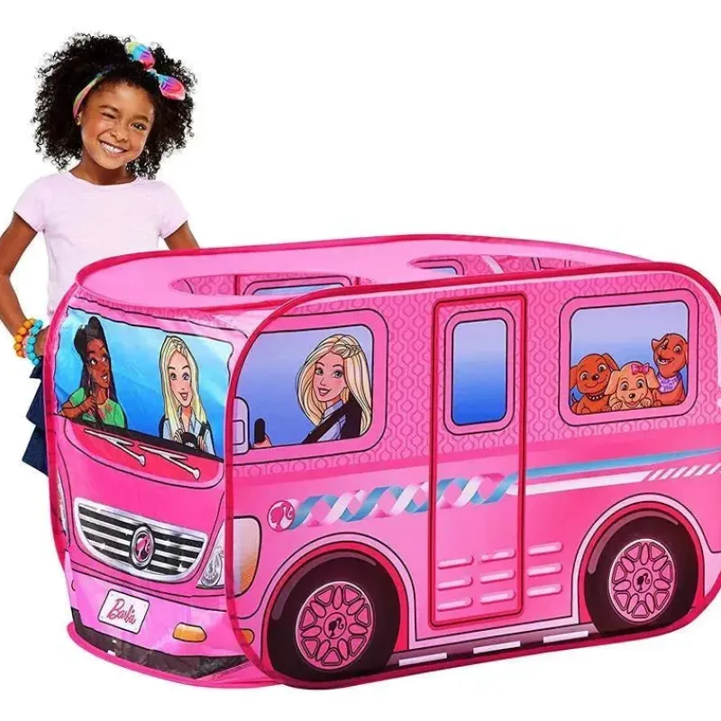 sunny_days__barbie_dream__SKUI8Yda97m_0.webp Sunny Days Entertainment,LLC Sunny Days - Barbie Dream Camper Play Tenda Pop Up Rosa Sale