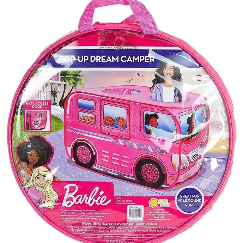 sunny_days__barbie_dream__SKUI8Yda97m_3.webp Sunny Days Entertainment,LLC Sunny Days - Barbie Dream Camper Play Tenda Pop Up Rosa Sale