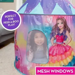 Sunny Days Entertainment,LLC Sunny Days - Barbie Pop Up Castle Dreamtopia Pink Princess Play Tenda Online