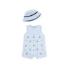 Little Me Sunsuit &amp; Chapéu de Veleiro - Azul Outlet