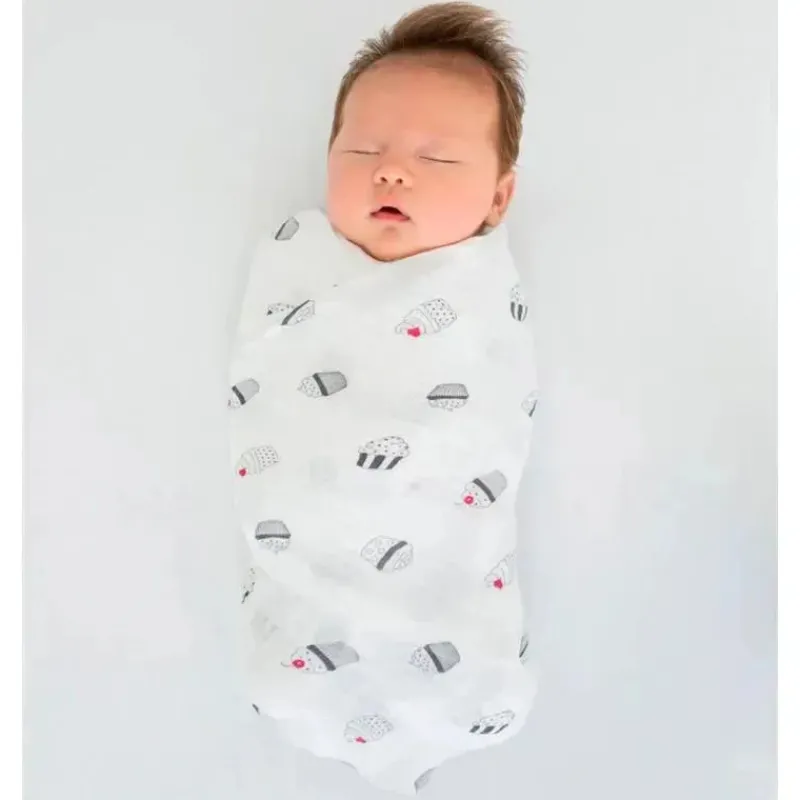 swaddle_designs__cobertor_SKU7G95lgoN_1.webp Swaddle Designs - Cobertor Swaddle Marquisette Cupcakes Preto e Branco Hot