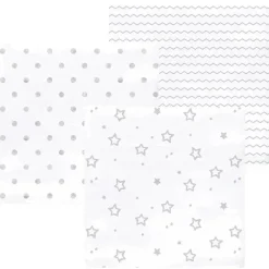 Swaddle Designs - Cobertores de musselina 3Pk, Sterling Stargazer Sale