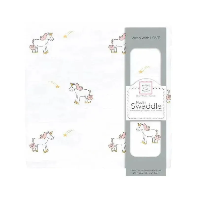 swaddle_designs__cobertor_SKUFzQTlgK6_0.webp Swaddle Designs - Cobertor de musselina, unicórnio Clearance