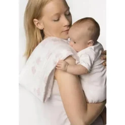Swaddle Designs - Cobertor de musselina com pontos franceses azuis Hot