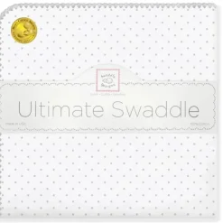 Swaddle Designs – Cobertor Swaddle Ultimate, Bolinhas, Sterling Sale
