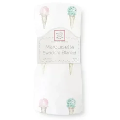 Swaddle Designs - Cobertor Marquisette Swaddle, Casquinhas de Sorvete em Aquarela Fashion