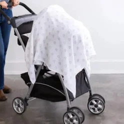 Swaddle Designs - Cobertor Marquisette Swaddle, Casquinhas de Sorvete em Aquarela Fashion