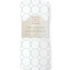 Swaddle Designs – Cobertor Swaddle Azul Pastel Mod Círculos Marquisette Clearance