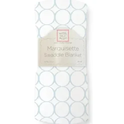 Swaddle Designs – Cobertor Swaddle Azul Pastel Mod Círculos Marquisette Clearance