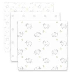 Swaddle Designs – Cobertores de musselina, cordeirinhos boa noite (conjunto de 3) Sale