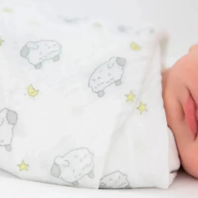 swaddle_designs__cobertor_SKUx2nceZn5_4.webp Swaddle Designs – Cobertores de musselina, cordeirinhos boa noite (conjunto de 3) Sale
