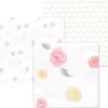Swaddle Designs - 3Pk mantas de musselina, rosas em aquarela Fashion