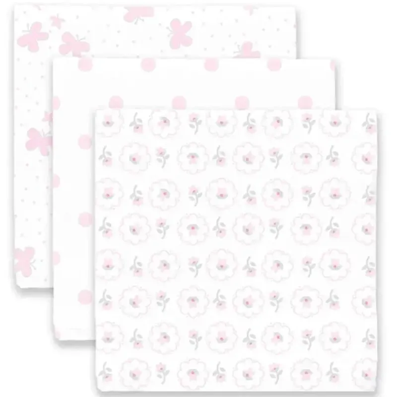swaddle_designs__pk_manta_SKUrU5OEBdg_2.webp Swaddle Designs - 3Pk mantas de musselina, borboletas e ramalhetes Outlet