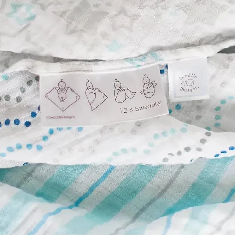 swaddle_designs__pk_manta_SKUzO0azAcy_4.webp Swaddle Designs – 3Pk mantas de musselina, jeans índigo Discount
