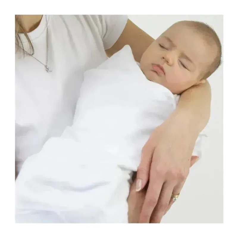 swaddle_designs__ultimate_SKUbxKwRXzU_1.webp Swaddle Designs – Ultimate Swaddle Blanket, branco com acabamento em azul pastel Discount