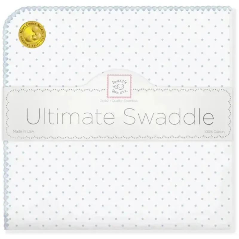 swaddle_designs__ultimate_SKUoQkw9JL0_0.webp Swaddle Designs – Ultimate Swaddle Blanket, bolinhas, azul pastel Discount