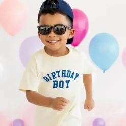 Sweet Wink – Camiseta de manga curta do time do colégio para aniversário infantil Outlet