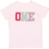 Sweet Wink – Camiseta de manga curta com patch de primeiro aniversário para crianças Discount