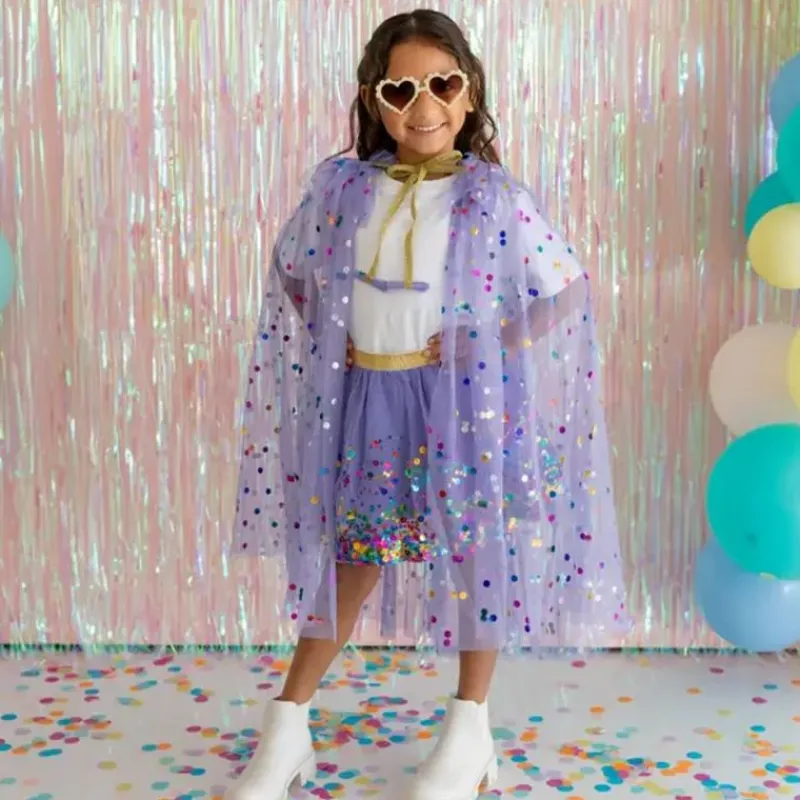 sweet_wink__lavender_conf_SKU7H8RF5UL_0.webp Sweet Wink - Lavender Confetti Cape Kids Dress Up Best