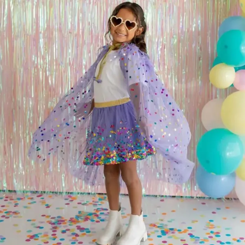 sweet_wink__lavender_conf_SKU7H8RF5UL_2.webp Sweet Wink - Lavender Confetti Cape Kids Dress Up Best