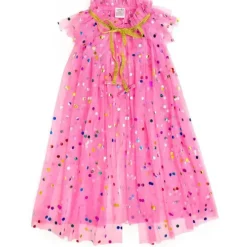 Sweet Wink - Raspberry Confetti Cape Kids Dress Up Cape Outlet