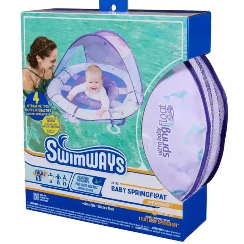 swimway__elite_baby_sprin_SKUudPZBRaF_7.webp Swimways Swimway - Elite Baby Spring Float Canopy, Mermaid Discount