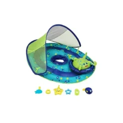 Swimways - Baby Spring Float Activity Center Com Dossel | Flutuador de piscina para bebês Best