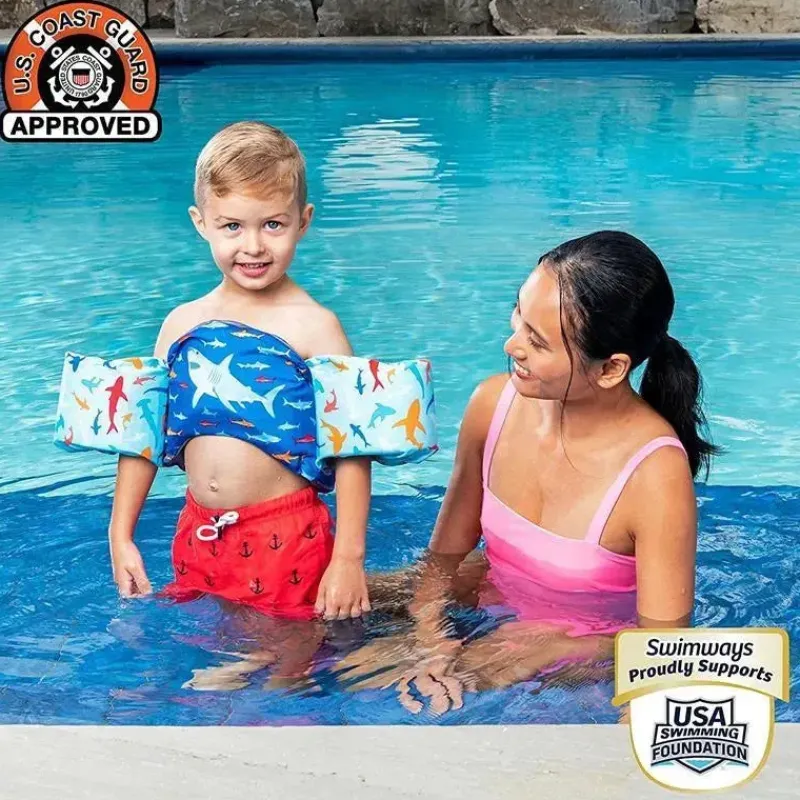 swimways__colete_salvavid_SKU1QczTanN_1.webp Swimways - Colete salva-vidas Sharks Swim Trainer Best