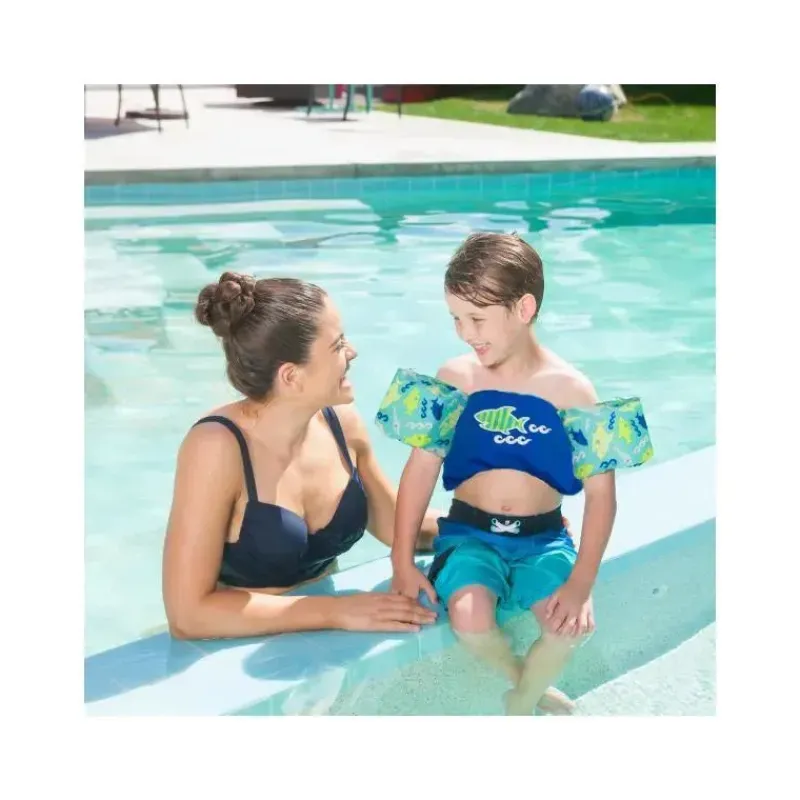 swimways__colete_salvavid_SKUTMvM7hdQ_1.webp Swimways - Colete salva-vidas Blue Fish Swim Trainer 30-50LB Online