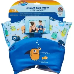 Swimways - Colete salva-vidas Swim Trainer (Pfd), Blue Monster Best