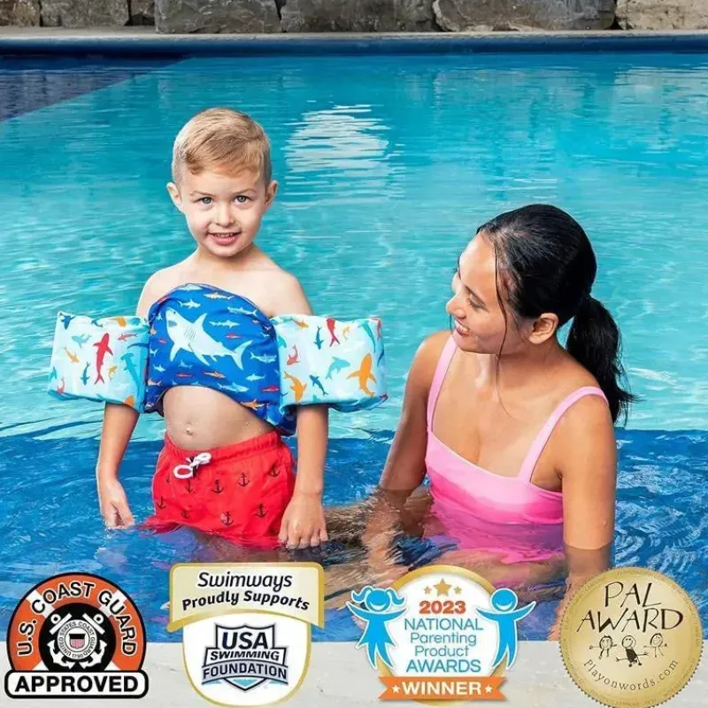 swimways__instrutor_de_na_SKUIGSgQ866_4.webp Swimways - instrutor de natação, colete salva-vidas aprovado pela Guarda Costeira dos EUA, tubarão Clearance