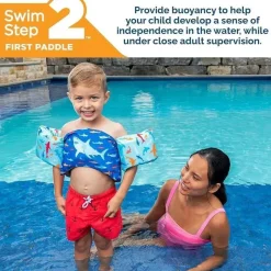Swimways - instrutor de natação, colete salva-vidas aprovado pela Guarda Costeira dos EUA, tubarão Clearance