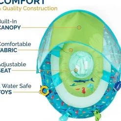 Swimways - Sun Canopy Inflável Infantil Mola Flutuante, Splash N Play Discount