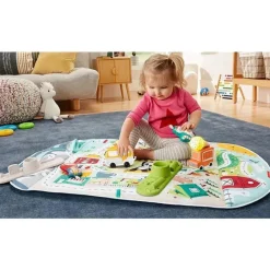 Fisher-Price Tapete de jogo jumbo da Fisher Price Activity City Gymto Hot