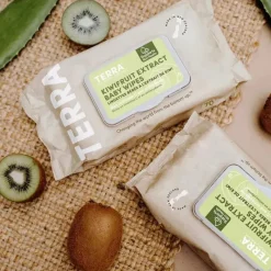 Terra Baby Terra - 70Ct Toalhetes de Água de Bambu Extrato de Kiwi Best
