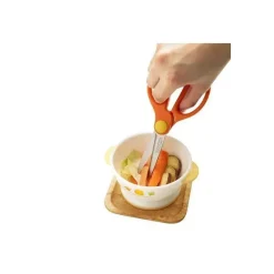 Piyo Piyo Tesoura de comida multiuso , laranja New