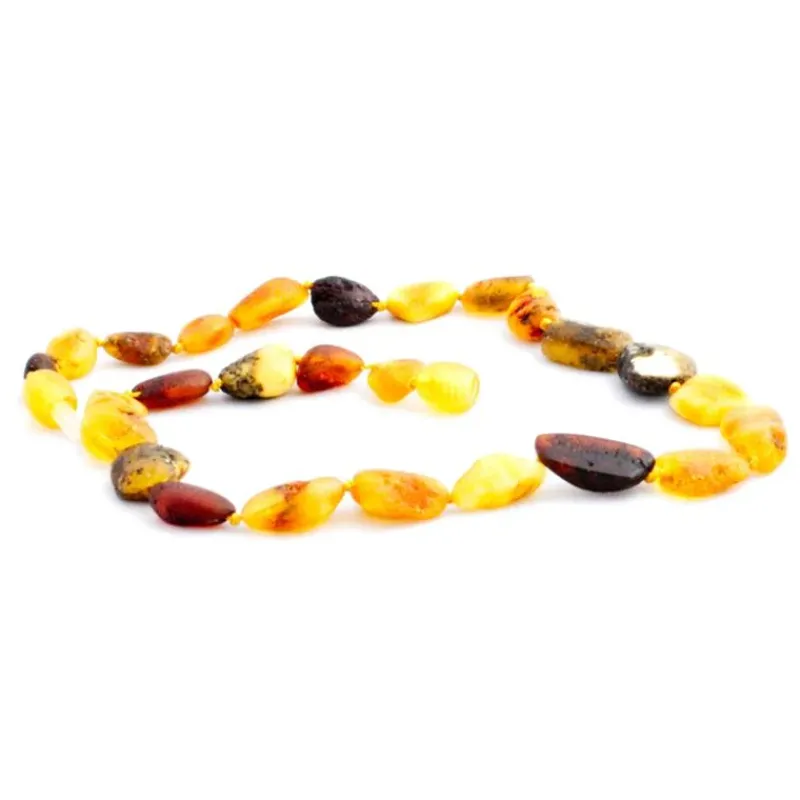 the_amber_monkey__colar_d_SKUhHuJjnZT_0.webp The Amber Monkey - Colar de âmbar báltico de 14 a 15 polegadas, vários feijões crus Discount