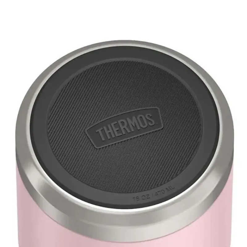 thermos___oz_stainless_st_SKU0D4WBqFM_3.webp Thermos - 16 Oz Stainless Steel Food Jar W/ Spoon, Sunset Pink Fashion