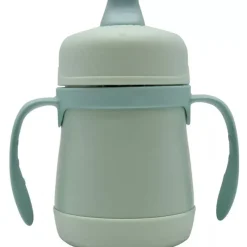 Thermos - 7 Oz. Stainless Steel Sippy Cup W/ Handles Simple Pastels, Mint Fashion