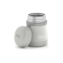 Thermos - 7 Oz. Stainless Steel Food Jar Simple Pastels, Gray New