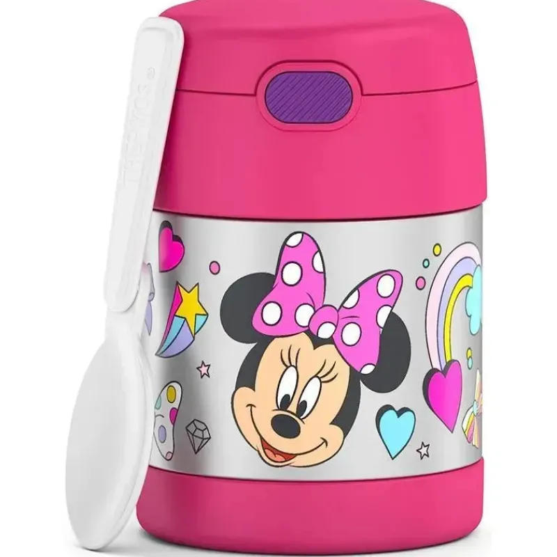 thermos__frasco_de_comida_SKUftSvwp8s_0.webp Thermos - Frasco de comida isolado de aço inoxidável de 10 oz com colher, Minnie pré-escolar Best