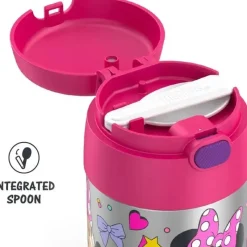 Thermos - Frasco de comida isolado de aço inoxidável de 10 oz com colher, Minnie pré-escolar Best