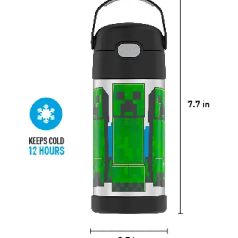 thermos__garrafa_de_canud_SKUJJ1JfM5H_4.webp Thermos - Garrafa de canudo de aço inoxidável com isolamento a vácuo de 12 onças, Minecraft Hot