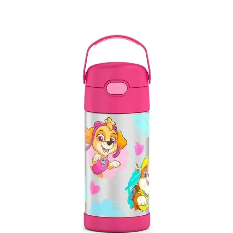 thermos__garrafa_de_canud_SKUZ8rTAn15_0.webp Thermos - Garrafa de canudo de aço inoxidável com isolamento a vácuo de 12 onças, Paw Patrol Girl Sale