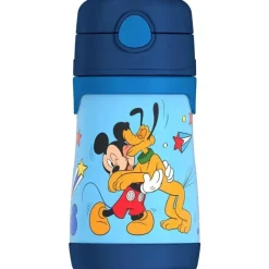 Thermos - Garrafa de canudo de aço inoxidável com isolamento a vácuo de 10 onças, Mickey Mouse Online